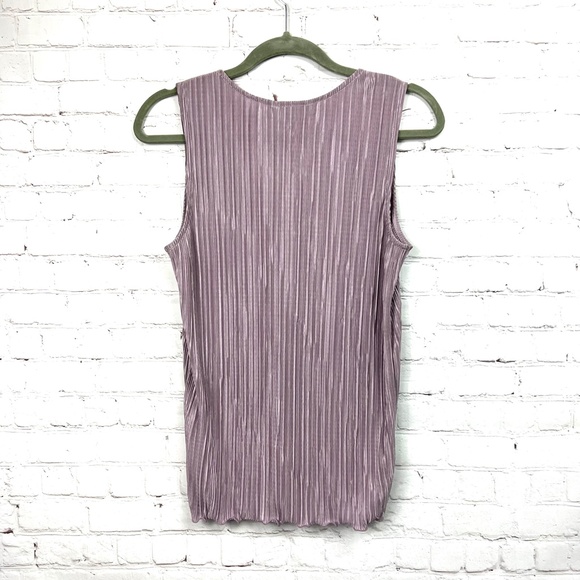 🚫SOLD! |•BANANA REPUBLIC•| Mauve Dress Gathered Tank Top - Picture 8 of 12